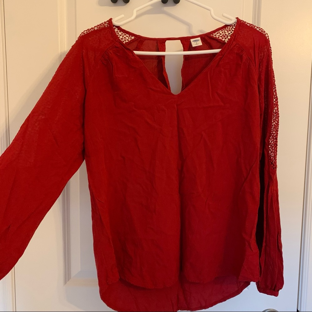 NWOT Net detail blouse by Old Navy